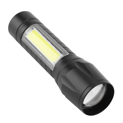 

Portable T6 COB Waterproof Telescopic zoom 4 Modes LED Torch Outdoor Flashlight