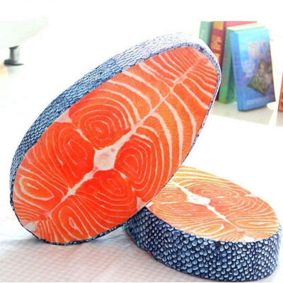 

Yummy Sushi Friends Salmon Pillow Seat Cushion Creative Design Home Pillow