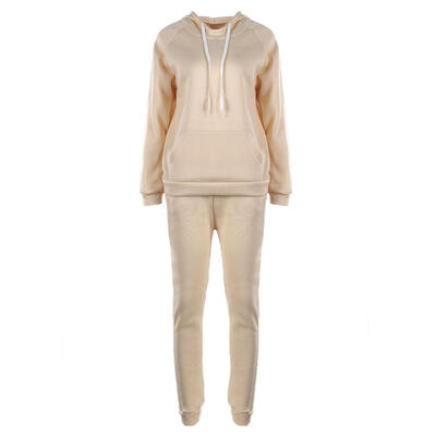 

Women Two Piece Tracksuit Clothing Set Autumn Winter Warm Hoodie Pants