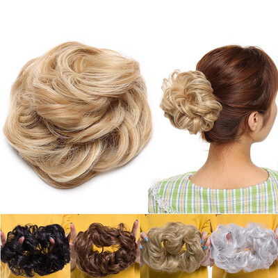 

Synthetic Hair Bun Extensions Messy Hair Scrunchies Hair Pieces for Women Hair Donut Updo Ponytail