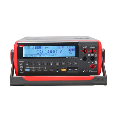 

UNI-T UT805A Benchtop Digital Multimeter True RMS 100kHz Bandwidth ACDC Voltage Current 199999 Counts Display USB interface