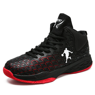 

Basketball shoes mens shock absorption wear breathable outdoor high-top sneakers