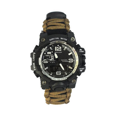 

Outdoor Multifunctional Survival Watch Hiking Night Vision Waterproof Watch