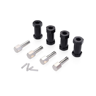 

Tailored 4pcs 25mm Extension Connector 12mm Wheel Hub Hex-Drive Adapter For 110 RC Car