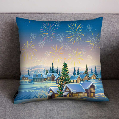 

Tailored Print Pillow Case Polyester Sofa Car Cushion Cover Home Decor