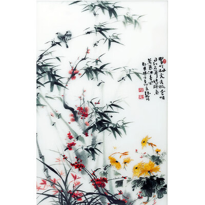 

Dong Ning Mei Lan Zhu Ju Handmade Embroidery Paintings 9797