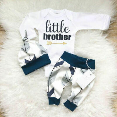 

US Newborn Baby Boy Girl Unisex Romper Bodysuit Pants Hats Outfit Set Clothes