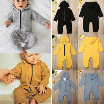 

Newborn Baby Girl Boy Cotton Clothes Set Hoodies Romper Jumpsuit Outfits Autumn