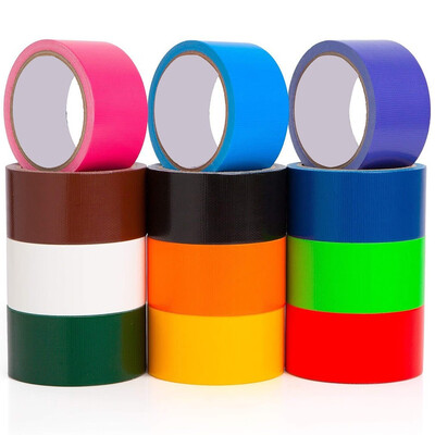 

Gobestart Multi Colored Duct Tape12 Colors 10 yards x 2 inch rolls Girls & Boys Kids Craft