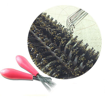 

〖Follure〗New Hair Brush Comb Cleaner Embedded Tool Plastic Cleaning Removable Handle