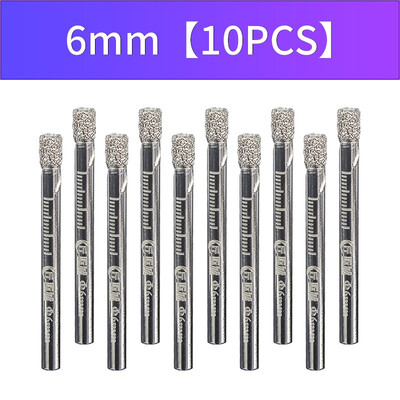 

JIANGCHENG Vacuum Brazed Dry Drill Diamond Hole Saw with Wax Filling Diamond Core Drill Bits Set for porcelain ceramic tile