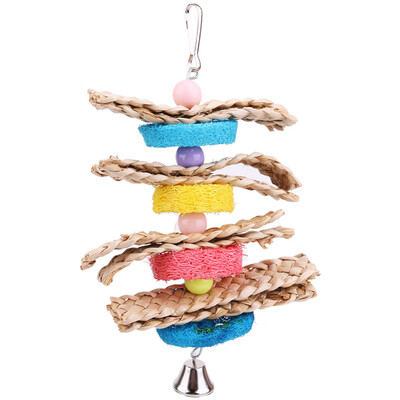 

Parrot Toys Pet Bird Bites Climb Chew Toys Parakeet Budgie Hanging Swing