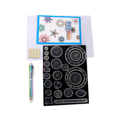 

Tailored Spirograph Deluxe Kit Design Gift Multicolored Gel Pens Set for Development