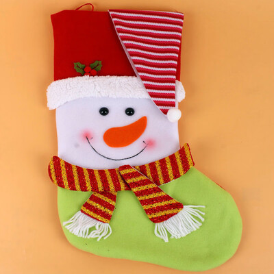 

Tailored Christmas Gift Bag Santa Claus Snowman Elk Xmas Decoration Ornament Sock Decors