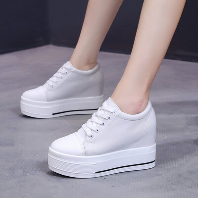 

Canvas shoes muffin shoes thick soles leisure shoes summer single shoes