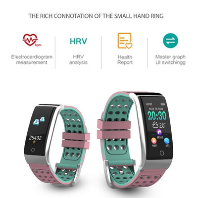 

E08 ECG PPG Heart Rate Monitor Fitness Tracker IP67 Waterproof Smart Watch