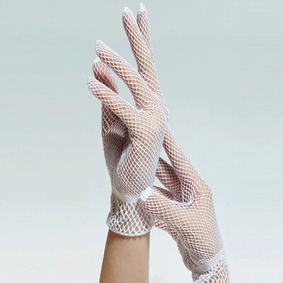 

Fishnet Mesh Gloves Women Gloves Summer Anti-UV Wedding Party Gloves Chic Best