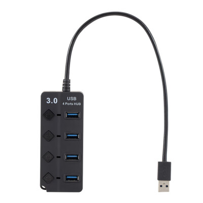 

USB 30 HUB Splitter 4 Ports with OnOff Switches High Speed 5Gbps Multiple USB Port Expander for PC Computer