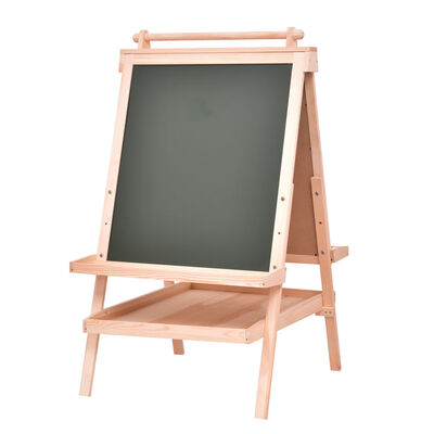 

All in One Kids Double Side Wooden Art Easel with Paper Roll
