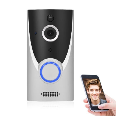 

Smart Home WiFi Video Doorbell 1080P HD Security Camera with Two-Way Audio 166-Degree Wide Angle Lens Night Vision PIR Motion Dete