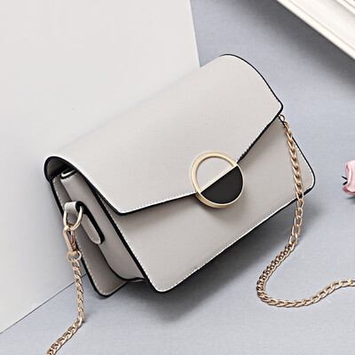 

Ins chain small square bag fashion in summer small fresh single shoulder oblique satchel bag