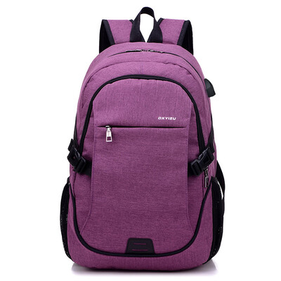 

Fashion mens casual bag smart usb charging out travel backpack girl big bag