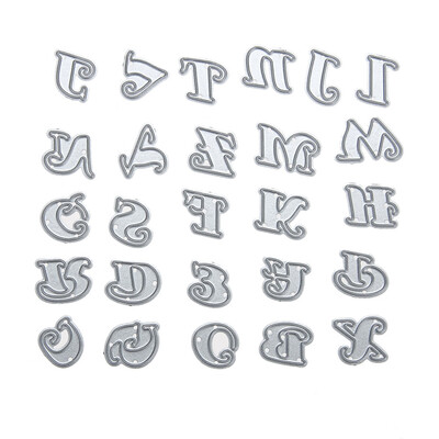 

Alphabet Letter AZ Metal Cutting Dies Stencil DIY Scrapbooking Paper Craft