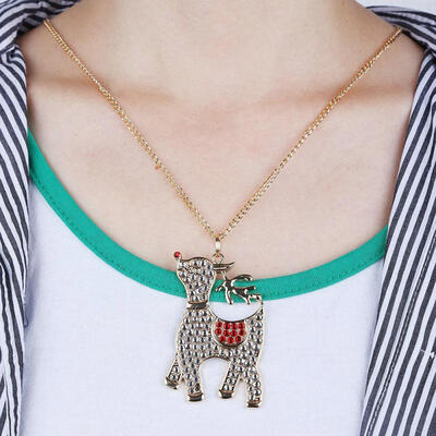 

Greensen Deer-shape DIY Girls Jewelry Making Kit Necklace Pendant&Bracelet Crafting Set Party