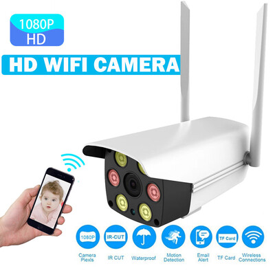 

〖Follure〗Wireless 1080P WIFI IP Camera Outdoor Security Waterproof IR Night Vision
