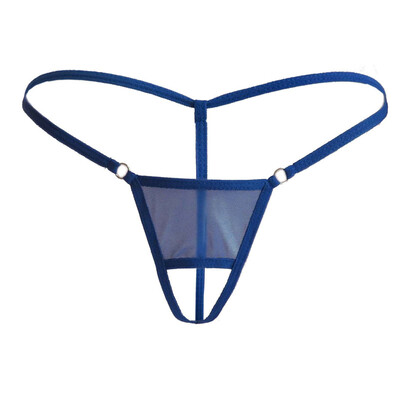 

Men Lingerie Low Rise Jockstrap Stretch Bikini G-string Backless Thong Briefs