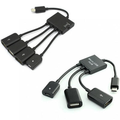 

Fashion 34 Port Micro USB Power Charging OTG Hub Cable for Smartphone Android Tablet PC