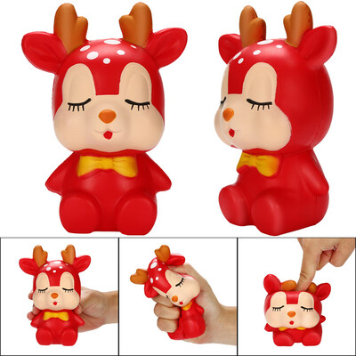 

Gotoamei Squishy Kawaii Sleeping Deer Scented Charm Slow Rising Stress Reliever Toy