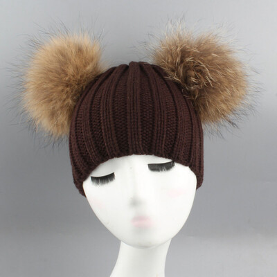 

Tailored Women Winter Crochet Hat Wool Knit Beanie Warm Cap