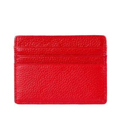 

Tailored Mini Neutral Leather Wallet Card Holder Wallet Credit ID Card Purse BK
