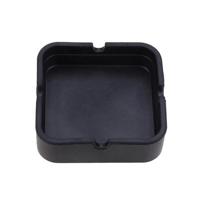 

Square Heat Resistant Silicone Ashtray Shatterproof Office Ashtray
