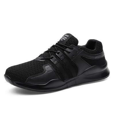

2019 autumn mens shoes fly woven breathable mesh shoes sports running shoes mens Korean version of the casual large size tide shoes wholesale