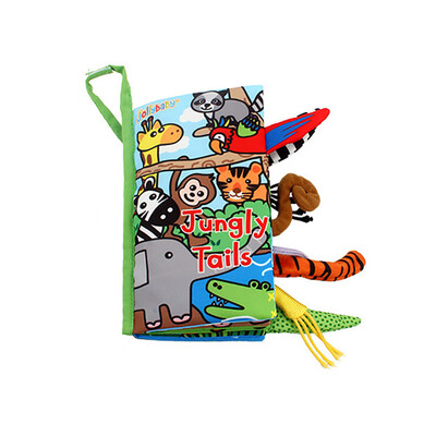 

Tailored Baby Kids Intelligence Development Cloth 3D Animal Tail Book Educational Toy