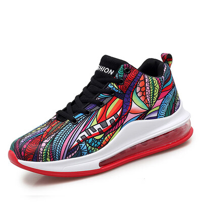 

Autumn&winter colorful color matching mens shoes air cushion sports shoes mens training shock absorption basketball shoes