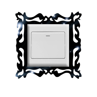 

〖Follure〗1PC Switch Sticker Home Decor Wall Mirror Style Photo Frames For Shop Switch