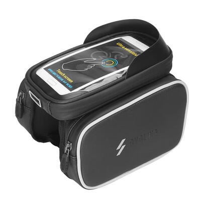 

Bicycle Frame Saddle Bag Touchscreen Front Head Top Tube Waterproof Case