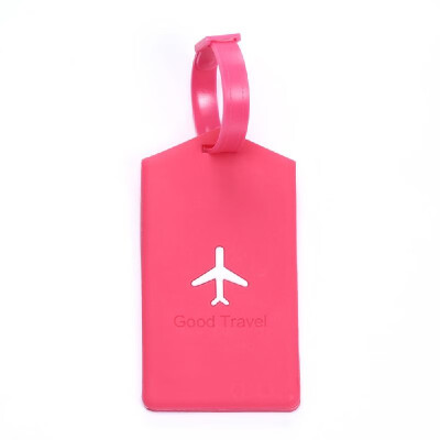 

Round Fashionable Creative Silicone Travel Luggage Tags Baggage Suitcase Bag Labels Name Address Tel