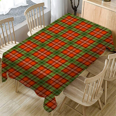 

Gobestart Christmas Decoration Table Cloth Rectangular Tea Table Cover Dining Home Decor