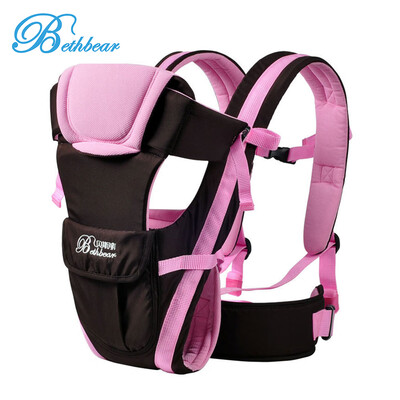 

Bethbear Multifunctional Ventilate Adjustable Buckle Mesh Wrap Baby Carrier Backpack