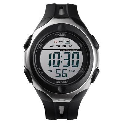 

SKMEI 1492 Men Watch Analog Digital Electronic Watch Fashion Casual Outdoor Sports Male Wristwatch 3 Time Display Alarm Stopwatch