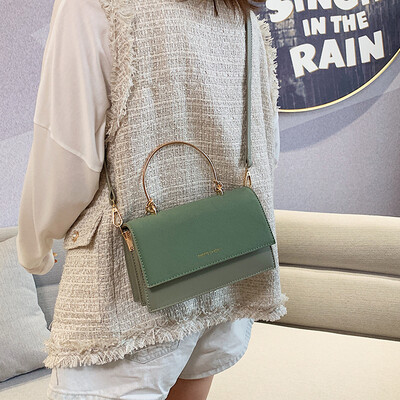 

Chic texture frosted bag female 2019 new wave Korean version of the wild single shoulder Messenger bag fashion portable small square bag