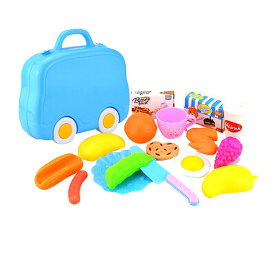 

Tailored 15 PCS Kids Pretend Role Play Kitchen Fruit Vegetable Food Toy Cutting Set Gift