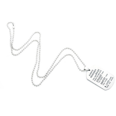

Braver Are Grateful Fashion Always You New Steel Stainless New Necklace Perfect Jewelry