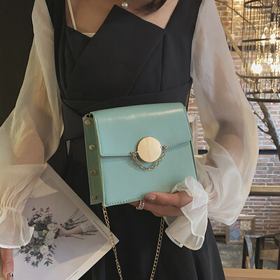 

Tailored Womens Fashion Rivet Slant Bag Single Shoulder Bag Purse Messenger Bag