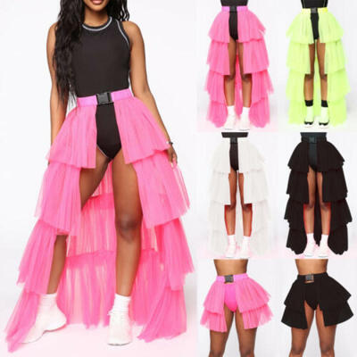 

Women Adult Tutu Tulle Skirt Underskirt Petticoat Wedding Princess Ballet Dress