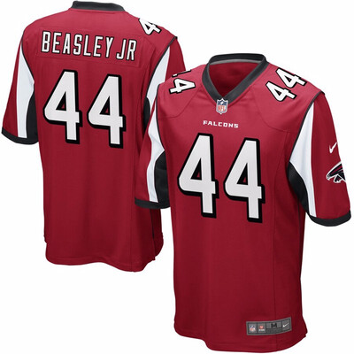 

Nike NFL Atlanta Falcons Mens 2 Matt Ryan 11 Julio Jones 18 Calvin Ridley 21 Deion Sanders 22 Keanu Neal Red Game Jersey